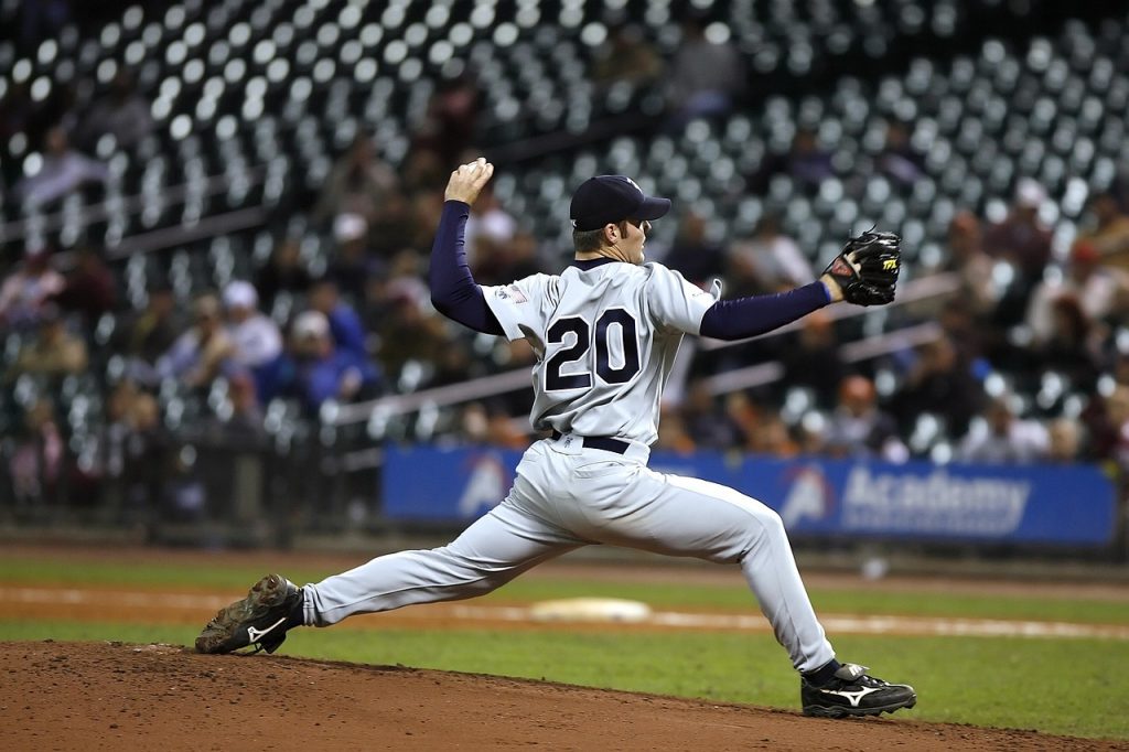 baseball, player, pitcher